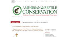 Desktop Screenshot of amphibian-reptile-conservation.org